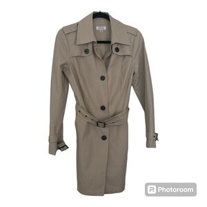 Barney’s New York 3/4 Trench Coat Tan Women Size M